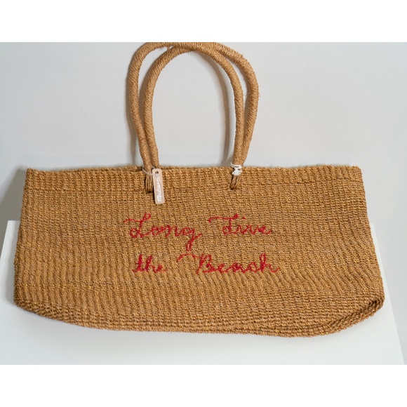 Madewell Handbags - NWT Madewell x Surfrider Foundation Straw Tote Bag